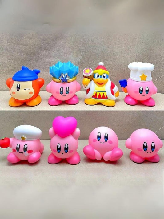 Set de 8 figuras anime/manga Kirby 5cm Generico