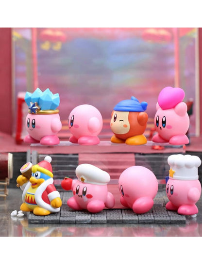 Set de 8 figuras anime/manga Kirby 5cm Generico