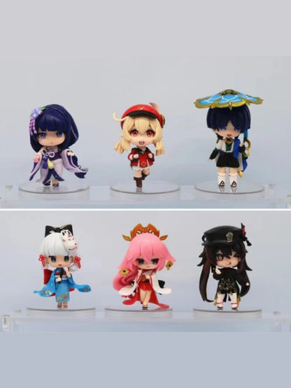 Set de 6 Figuras coleccionales GI Anime/Manga Generico