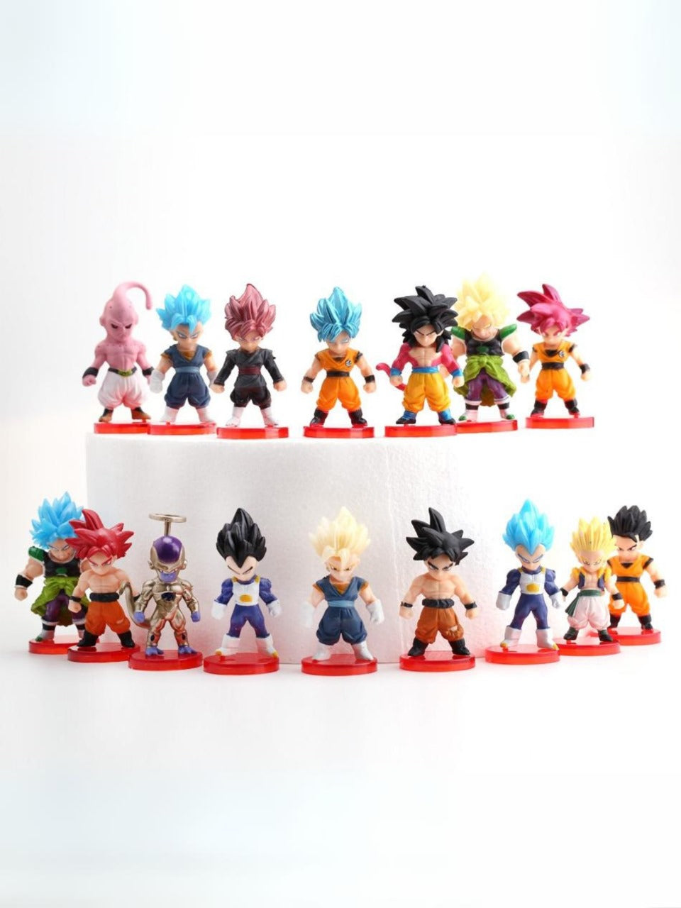 Set de 16 figuras coleccionables de DBZ Anime/Manga Generico