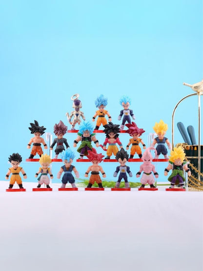 Set de 16 figuras coleccionables de DBZ Anime/Manga Generico