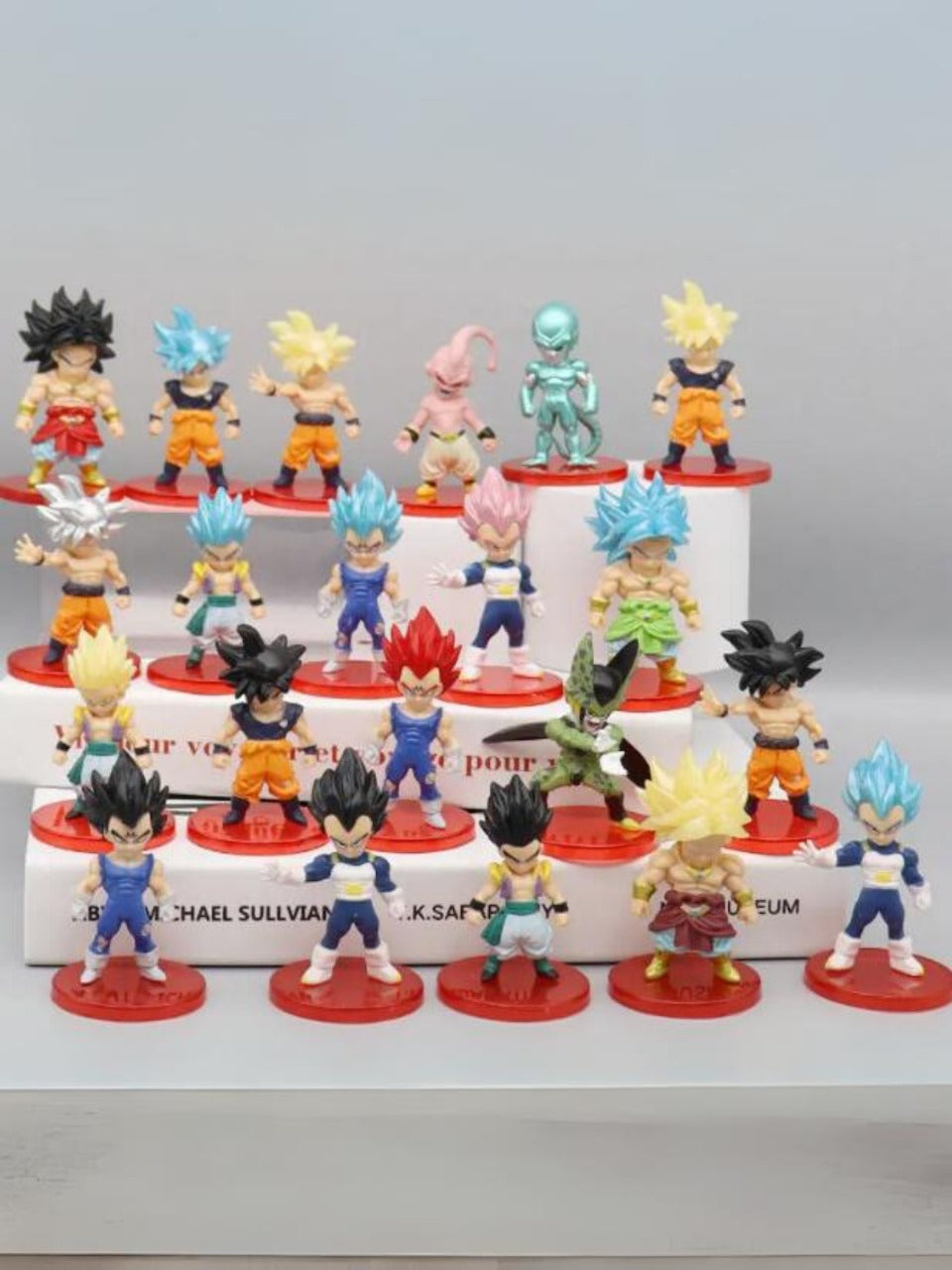 Set de 21 figuras coleccionables DBZ Anime/manga