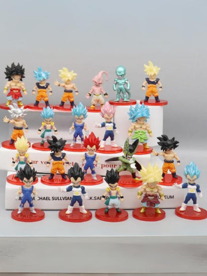 Set de 21 figuras coleccionables DBZ Anime/manga