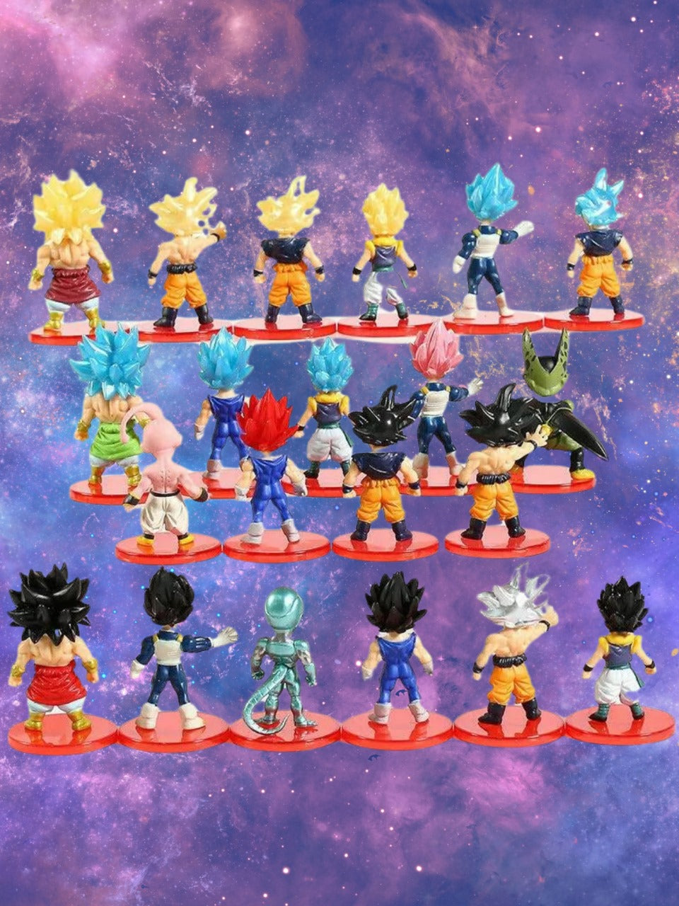 Set de 21 figuras coleccionables DBZ Anime/manga