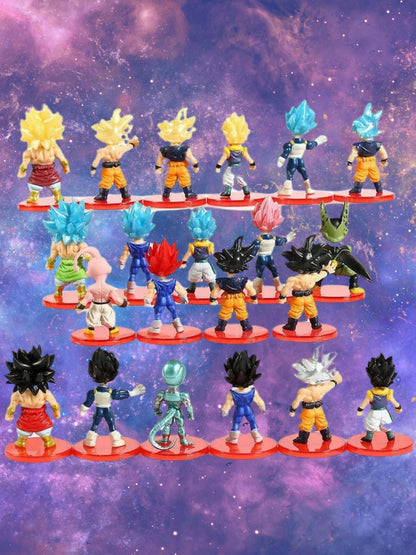 Set de 21 figuras coleccionables DBZ Anime/manga