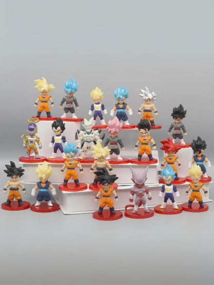 Set de 21 figuras coleccionables DBZ Anime/manga