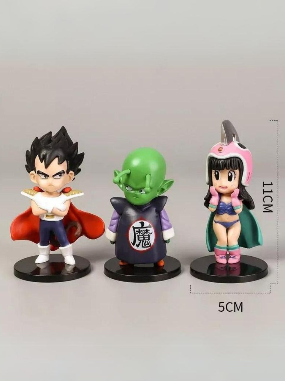 Set de 6 figuras coleccionables de DBZ Anime/Manga Primera Saga