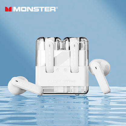 Monster-auriculares inalámbricos XKT12 para videojuegos, cascos originales con Bluetooth 5,3, TWS, sonido HIFI, reducción de ruido, 300mAh