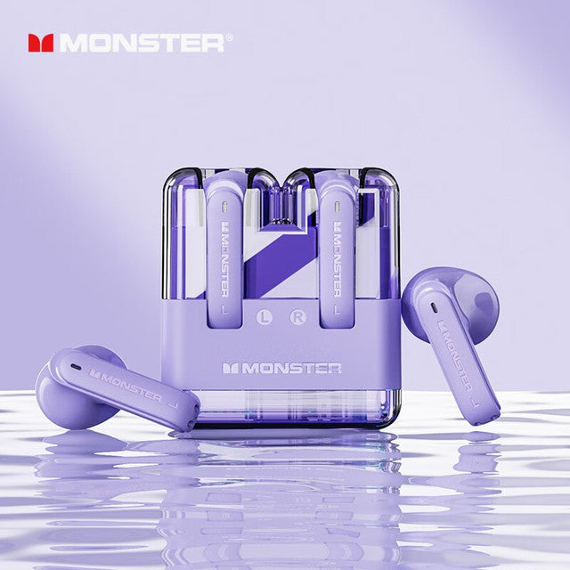 Monster-auriculares inalámbricos XKT12 para videojuegos, cascos originales con Bluetooth 5,3, TWS, sonido HIFI, reducción de ruido, 300mAh