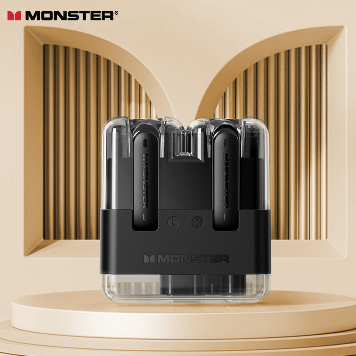 Monster-auriculares inalámbricos XKT12 para videojuegos, cascos originales con Bluetooth 5,3, TWS, sonido HIFI, reducción de ruido, 300mAh