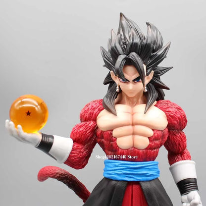 Figura de 30cm GK figura de acción de Anime SSJ4 Vegetto, escultura demoniacal Fit, colección de PVC, modelo de muñeca, juguetes, regalo