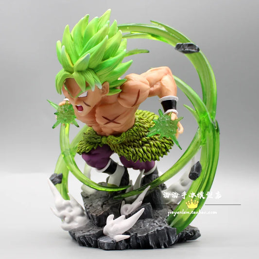 Figura de acción de Dragon Ball GK Broly para niños, estatua de PVC de 17cm, modelo de colección de dibujos animados, juguetes para regalos