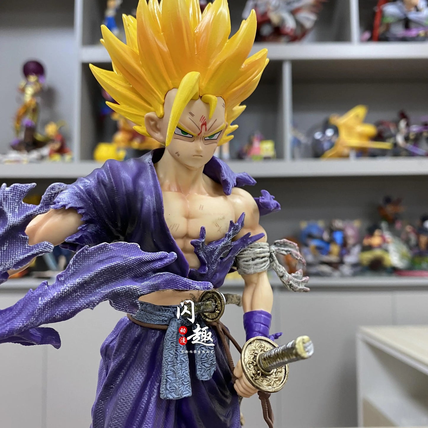 Figuras de acción de Dragon Ball Z, modelo de estatua de PVC, juguete de decoración, samurái, Vegetto, freezer, Super Saiyan, Son Goku, Gohan, Broly, Vegeta