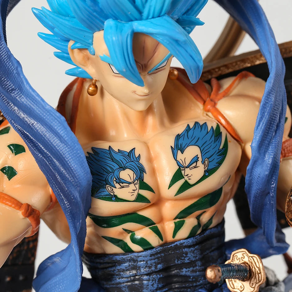 Figuras de acción de Dragon Ball Z, modelo de estatua de PVC, juguete de decoración, samurái, Vegetto, freezer, Super Saiyan, Son Goku, Gohan, Broly, Vegeta