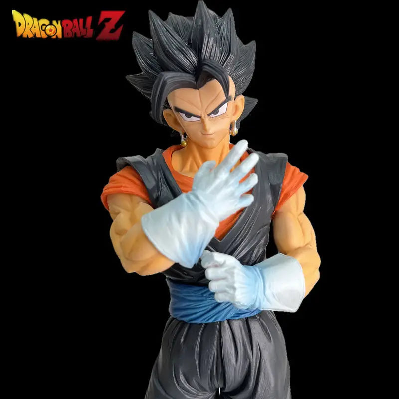 Dragonball Z Super SSJ Vegito Gogeta Figura de acción de Vegito Amarillo, Azul y Negro 32 cm de altura, para coleccionar o colocar sobre mesa, escritorio, oficina, etc