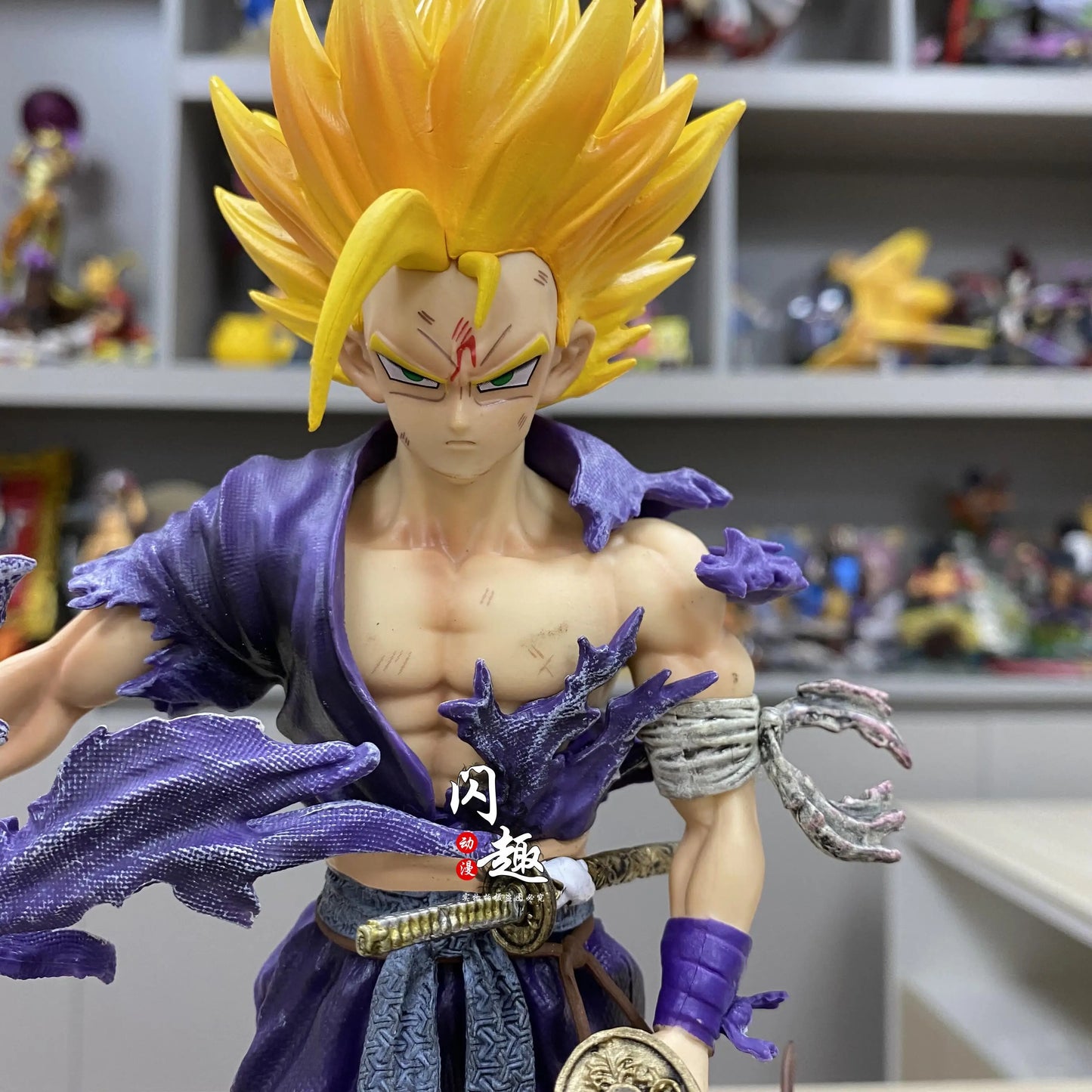 Figuras de acción de Dragon Ball Z, modelo de estatua de PVC, juguete de decoración, samurái, Vegetto, freezer, Super Saiyan, Son Goku, Gohan, Broly, Vegeta