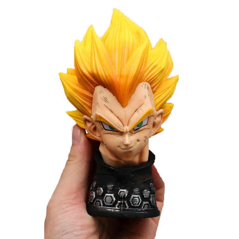 Figura de Vegeta de 46cm, juguete de Anime Dragon Ball Z GK Super Bule Saiyan Vegeta, colección de acción, estatua grande, muñeco para niño