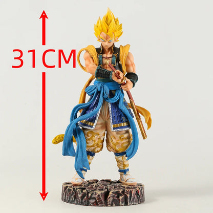 Figuras de acción de Dragon Ball Z, modelo de estatua de PVC, juguete de decoración, samurái, Vegetto, freezer, Super Saiyan, Son Goku, Gohan, Broly, Vegeta