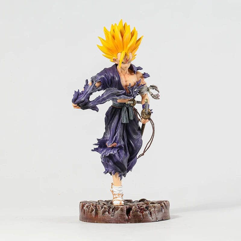 Figuras de acción de Dragon Ball Z, modelo de estatua de PVC, juguete de decoración, samurái, Vegetto, freezer, Super Saiyan, Son Goku, Gohan, Broly, Vegeta