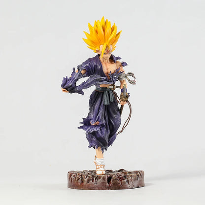 Figuras de acción de Dragon Ball Z, modelo de estatua de PVC, juguete de decoración, samurái, Vegetto, freezer, Super Saiyan, Son Goku, Gohan, Broly, Vegeta