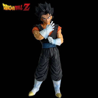 Dragonball Z Super SSJ Vegito Gogeta Figura de acción de Vegito Amarillo, Azul y Negro 32 cm de altura, para coleccionar o colocar sobre mesa, escritorio, oficina, etc