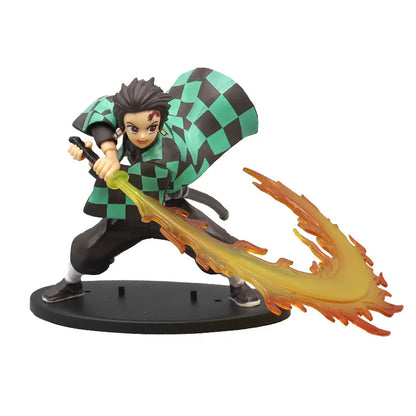 Demon Slayer Kamado Tanjirou figura de acción de Anime, No Yaiba Kimetsu, modelo de estatua, figuras de PVC coleccionables, juguetes, muñecas, regalo para niños, 16cm