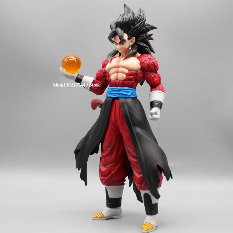 Figura de 30cm GK figura de acción de Anime SSJ4 Vegetto, escultura demoniacal Fit, colección de PVC, modelo de muñeca, juguetes, regalo