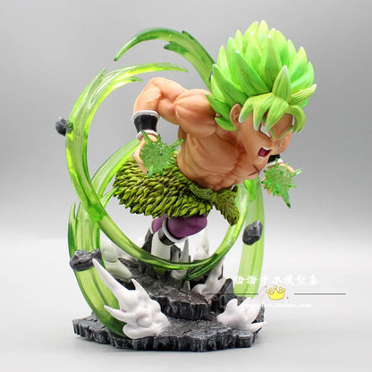 Figura de acción de Dragon Ball GK Broly para niños, estatua de PVC de 17cm, modelo de colección de dibujos animados, juguetes para regalos