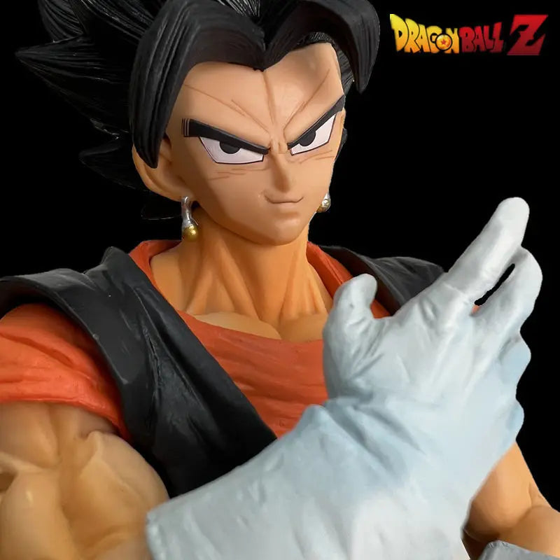 Dragonball Z Super SSJ Vegito Gogeta Figura de acción de Vegito Amarillo, Azul y Negro 32 cm de altura, para coleccionar o colocar sobre mesa, escritorio, oficina, etc