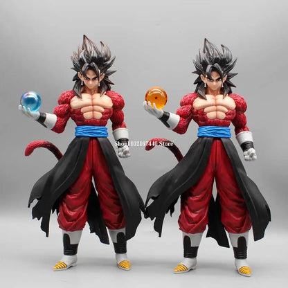 Figura de 30cm GK figura de acción de Anime SSJ4 Vegetto, escultura demoniacal Fit, colección de PVC, modelo de muñeca, juguetes, regalo