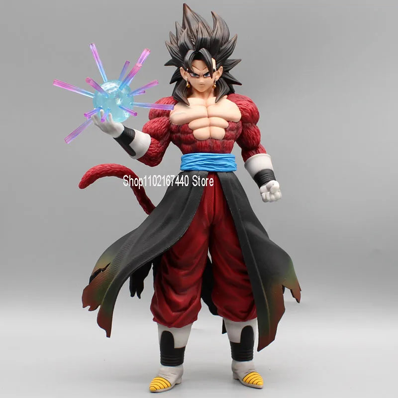 Figura de 30cm GK figura de acción de Anime SSJ4 Vegetto, escultura demoniacal Fit, colección de PVC, modelo de muñeca, juguetes, regalo