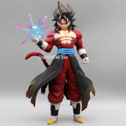 Figura de 30cm GK figura de acción de Anime SSJ4 Vegetto, escultura demoniacal Fit, colección de PVC, modelo de muñeca, juguetes, regalo