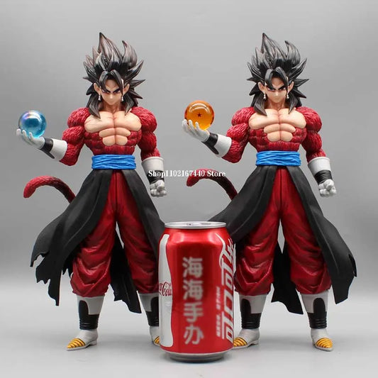 Figura de 30cm GK figura de acción de Anime SSJ4 Vegetto, escultura demoniacal Fit, colección de PVC, modelo de muñeca, juguetes, regalo