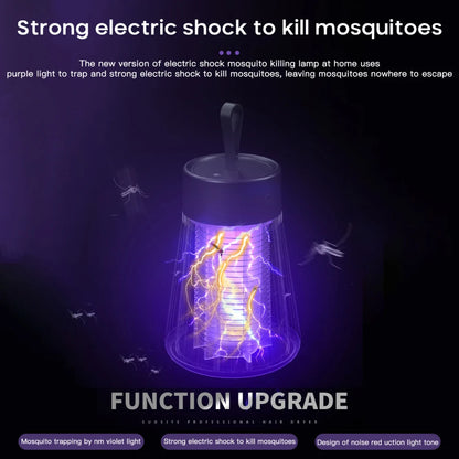 Lámpara eléctrica antimosquitos para exteriores, luz nocturna repelente de mosquitos, recarga USB, mata insectos, Camping y dormitorio