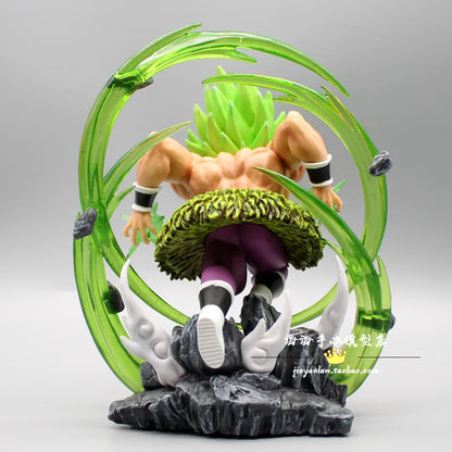 Figura de acción de Dragon Ball GK Broly para niños, estatua de PVC de 17cm, modelo de colección de dibujos animados, juguetes para regalos