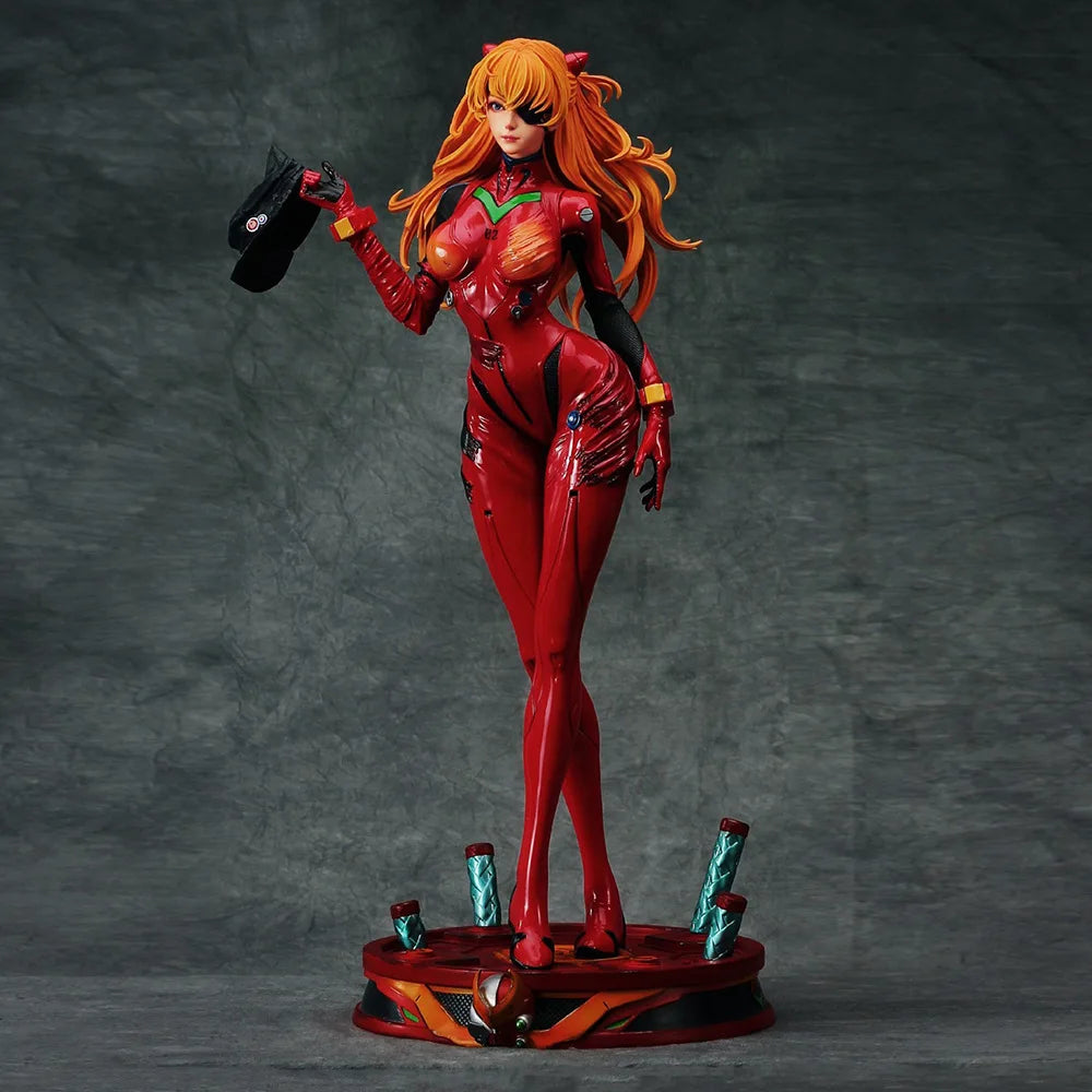 Figura de acción de Anime EVA Asuka Langley Shikinami, modelo a escala 1/4, decoración de colección, juguetes para regalo