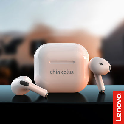 Lenovo-auriculares inalámbricos Think plus LivePods LP40, cascos semiintrauditivos con Bluetooth 5,0