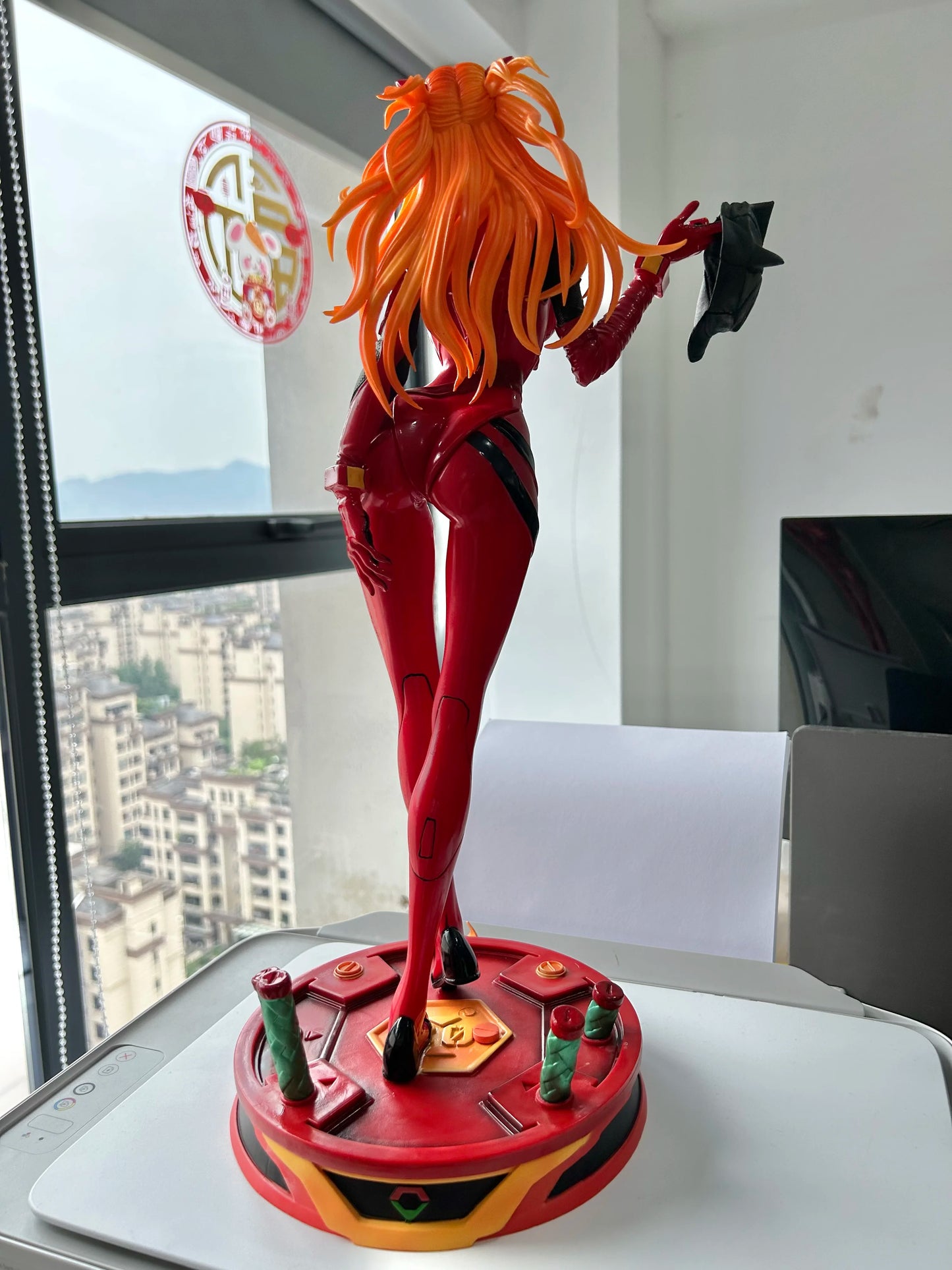 Figura de acción de Anime EVA Asuka Langley Shikinami, modelo a escala 1/4, decoración de colección, juguetes para regalo