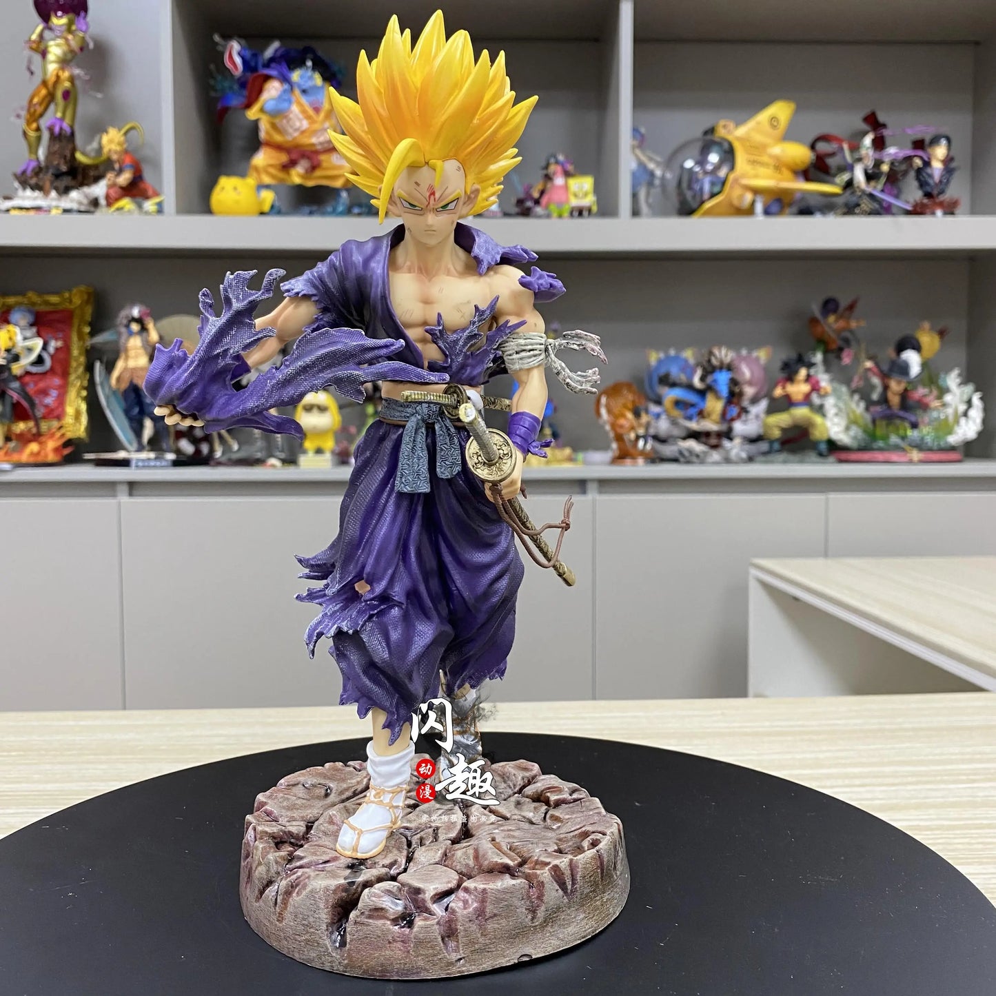 Figuras de acción de Dragon Ball Z, modelo de estatua de PVC, juguete de decoración, samurái, Vegetto, freezer, Super Saiyan, Son Goku, Gohan, Broly, Vegeta