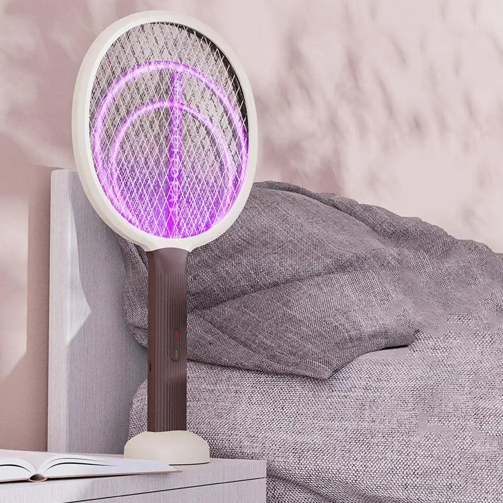 Matamoscas eléctrico con luz UV, lámpara de mosca segura con USB, potente y silencioso, accesorios para el hogar