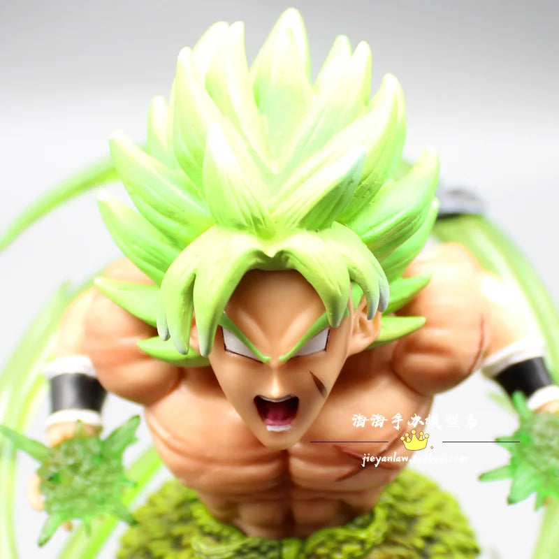 Figura de acción de Dragon Ball GK Broly para niños, estatua de PVC de 17cm, modelo de colección de dibujos animados, juguetes para regalos