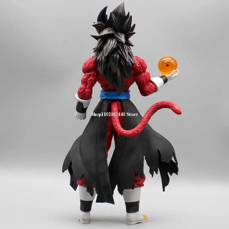 Figura de 30cm GK figura de acción de Anime SSJ4 Vegetto, escultura demoniacal Fit, colección de PVC, modelo de muñeca, juguetes, regalo