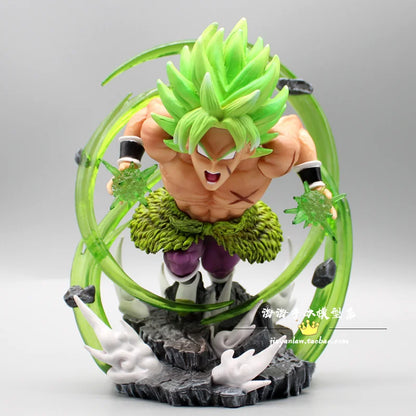 Figura de acción de Dragon Ball GK Broly para niños, estatua de PVC de 17cm, modelo de colección de dibujos animados, juguetes para regalos