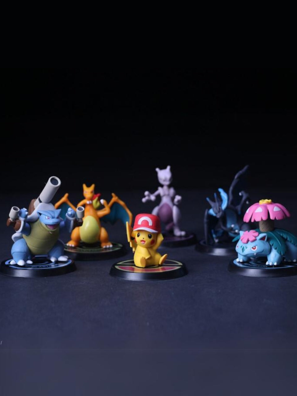 Set de 6 figuras coleccionables de anime/manga POCKET MONSTER