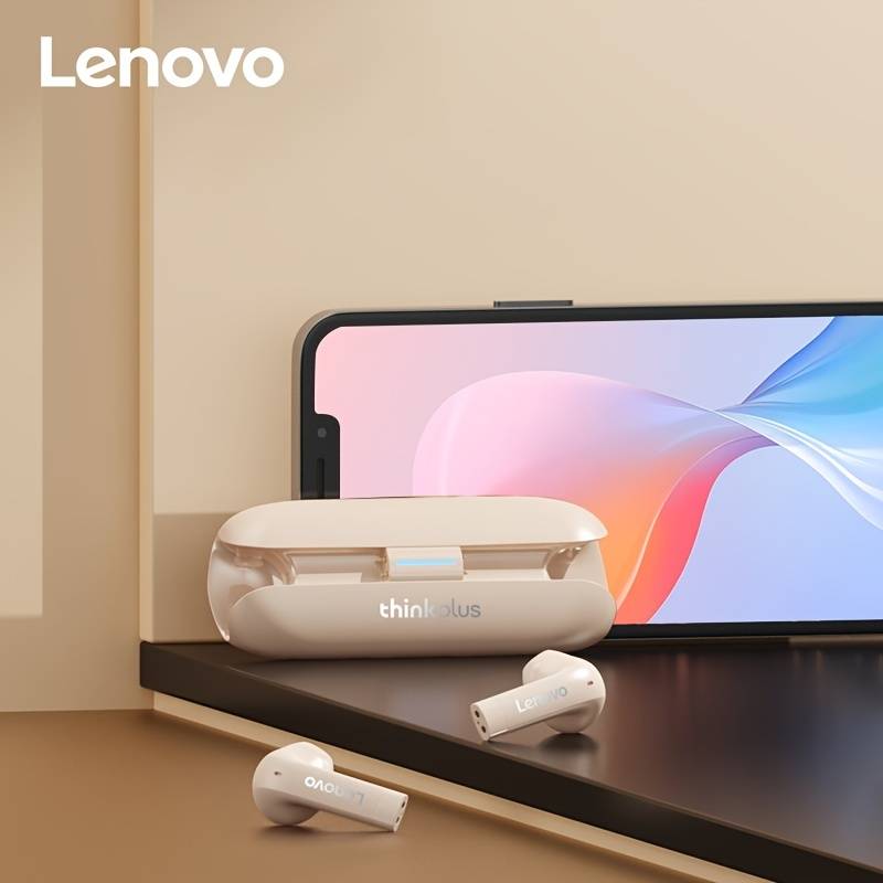 Lenovo-auriculares inalámbricos TW60 TWS, cascos con Bluetooth 5,3, reducción de ruido, 300mAH, modo de espera largo, micrófono Dual HD