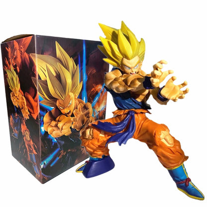 Dragon Ball Super Saiyan Goku Figura Batalla Dañada Modelo PVC Coleccionable Anime Vegeta Muñeca Joyería Niños Juguetes