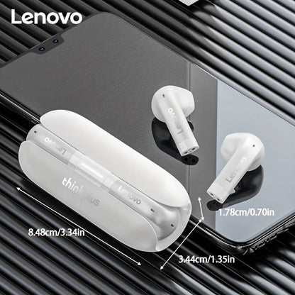 Lenovo-auriculares inalámbricos TW60 TWS, cascos con Bluetooth 5,3, reducción de ruido, 300mAH, modo de espera largo, micrófono Dual HD