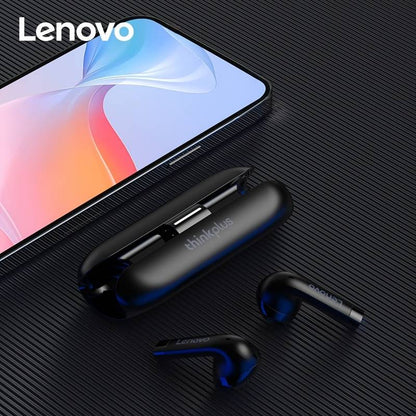 Lenovo-auriculares inalámbricos TW60 TWS, cascos con Bluetooth 5,3, reducción de ruido, 300mAH, modo de espera largo, micrófono Dual HD