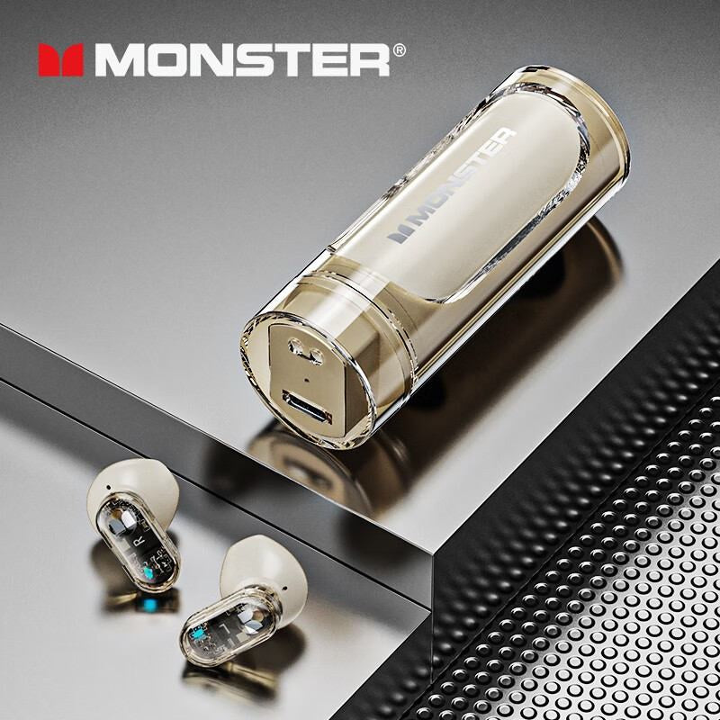 Monster XKT33 Auriculares Inalámbricos Bluetooth con larga resistencia sonido envolvente HIFI  llamada clara uso cómodo tacto inteligente